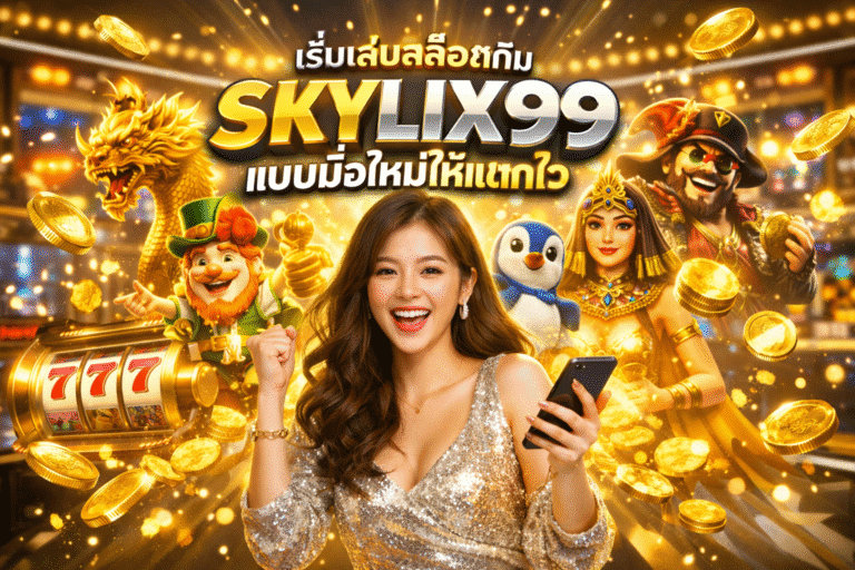 เริ่มเล่นสล็อตกับ SKYLIX99 แบบมือใหม่ให้แตกไว