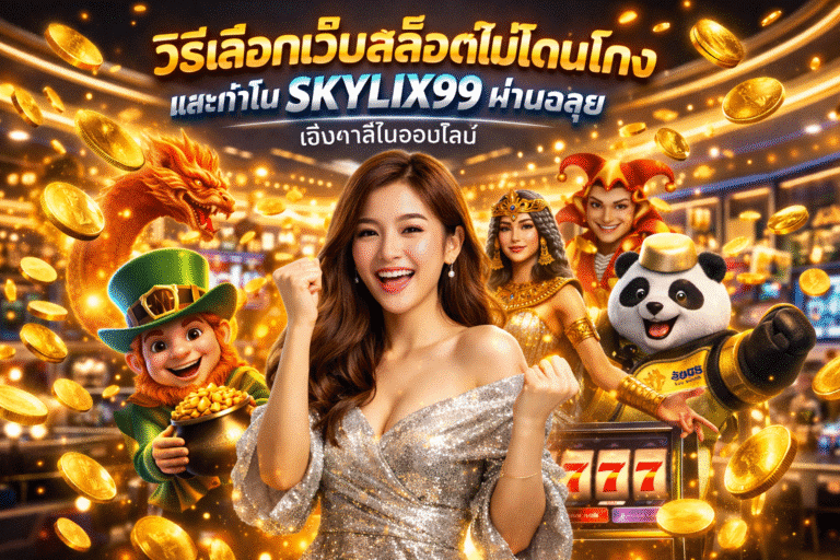 วิธีเลือกเว็บสล็อตไม่โดนโกง และทำไม SKYLIX99 ผ่านฉลุย | เว็บคาสิโนออนไลน์