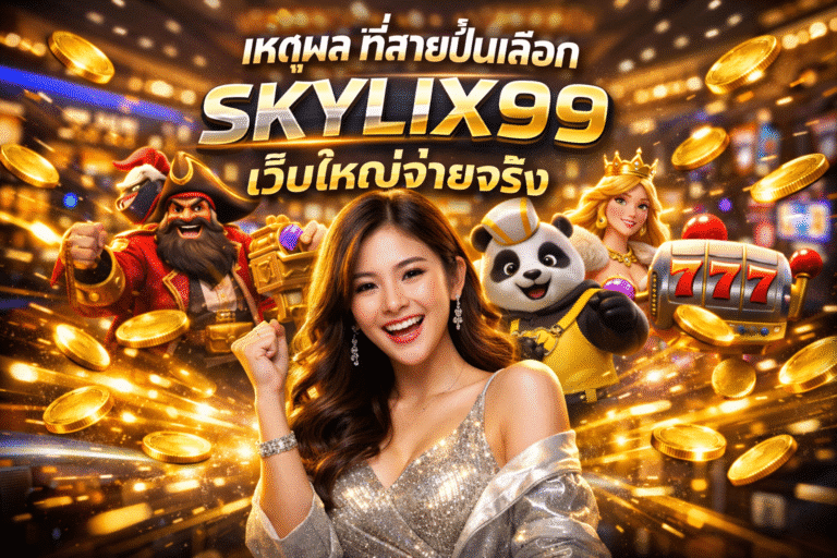 เหตุผลที่สายปั่นเลือก SKYLIX99 เว็บใหญ่จ่ายจริง