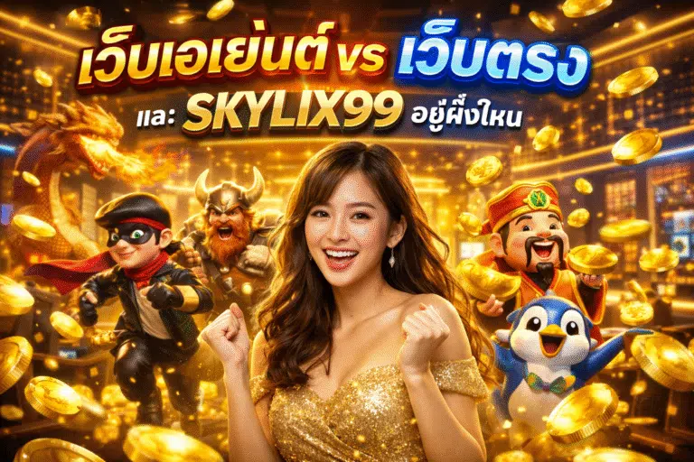 เว็บเอเย่นต์ vs เว็บตรง และ SKYLIX99 อยู่ฝั่งไหน