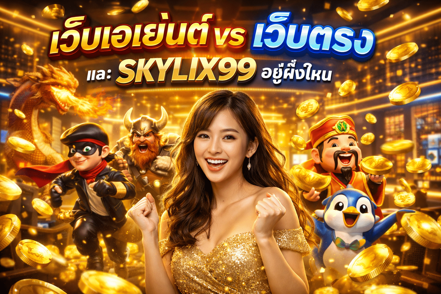 เว็บเอเย่นต์ vs เว็บตรง และ SKYLIX99 อยู่ฝั่งไหน